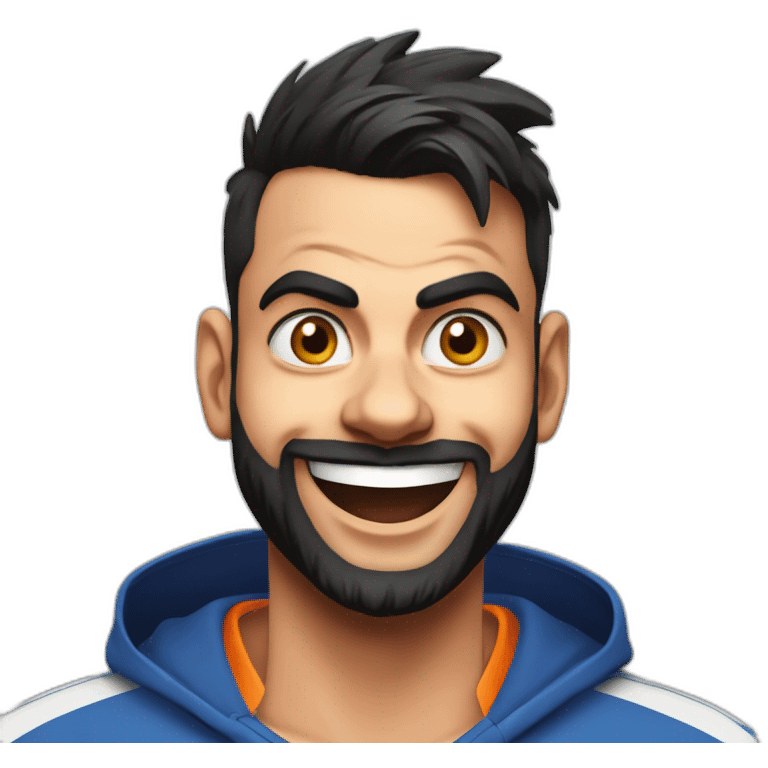 virat kohli smile emoji expression ultra hd emoji