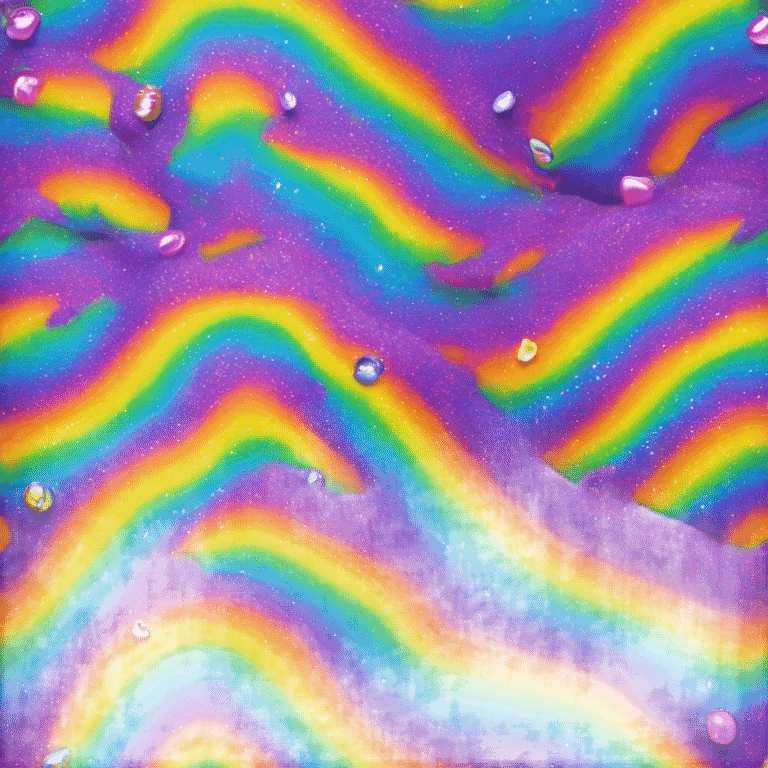 Lisa frank rainbow zebra with glitter purple stripes emoji