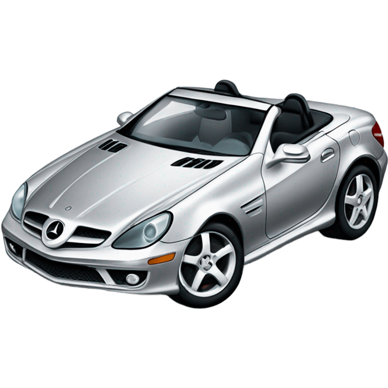 Silver Mercedes SLK emoji