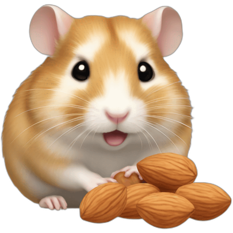 Hamster-eating-almond emoji