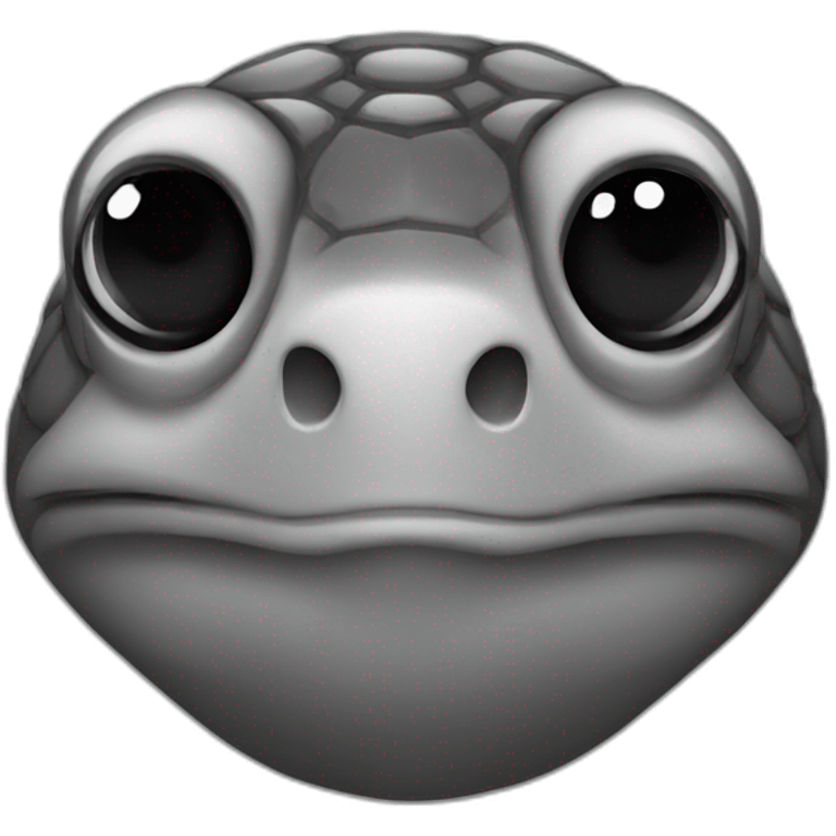 Tortue noire emoji