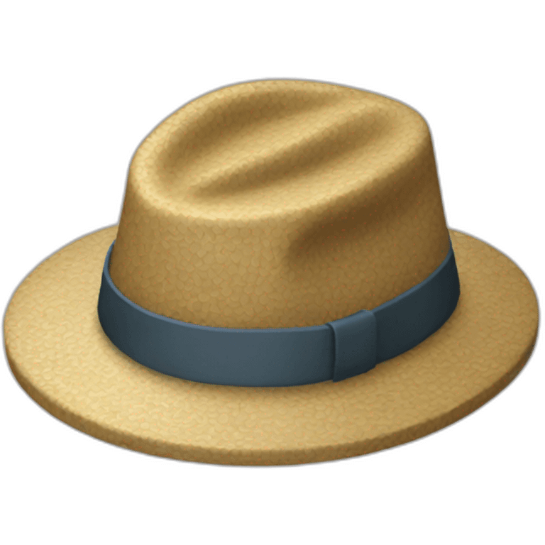 Isometric hat emoji