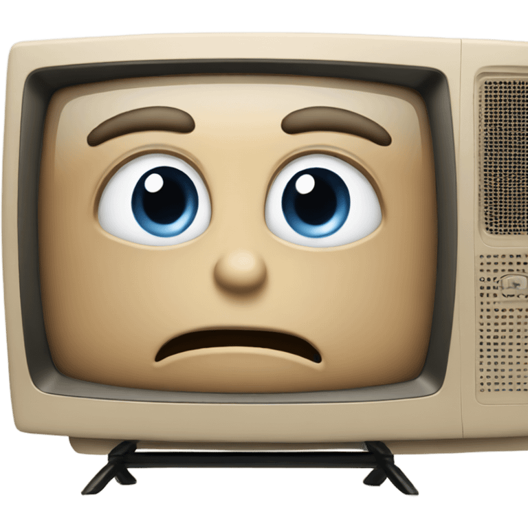 Beige smart tv emoji