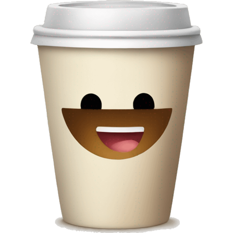 coffee cup happy emoji