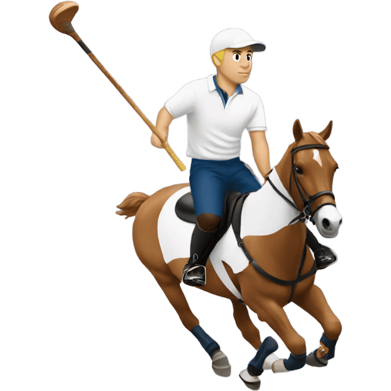 Polo player emoji