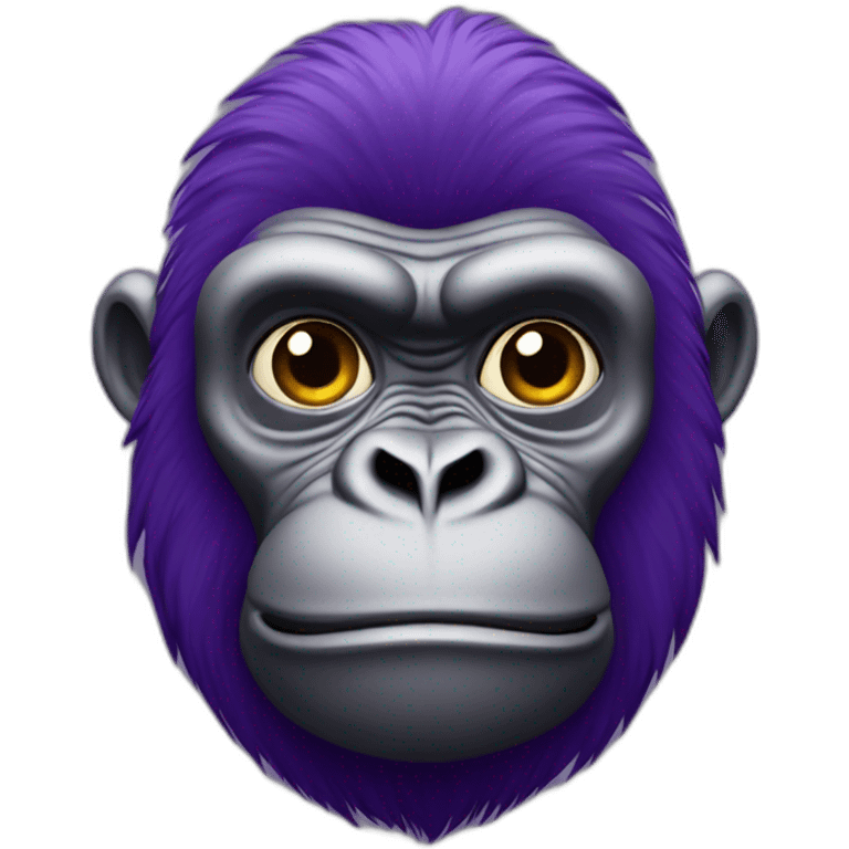 Gorila morado emoji