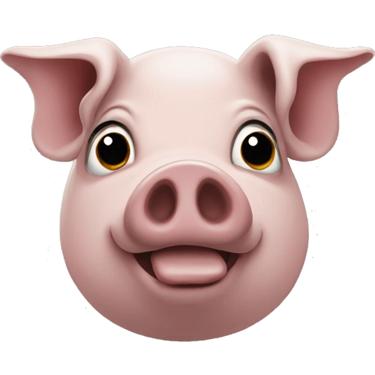 Black pig emoji