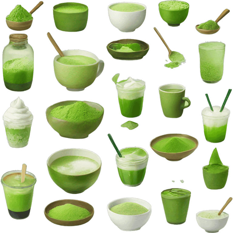 Matcha aesthetic  emoji