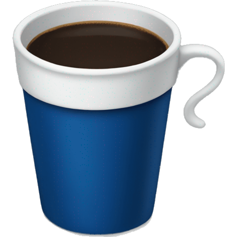 dark blue coffee cup emoji