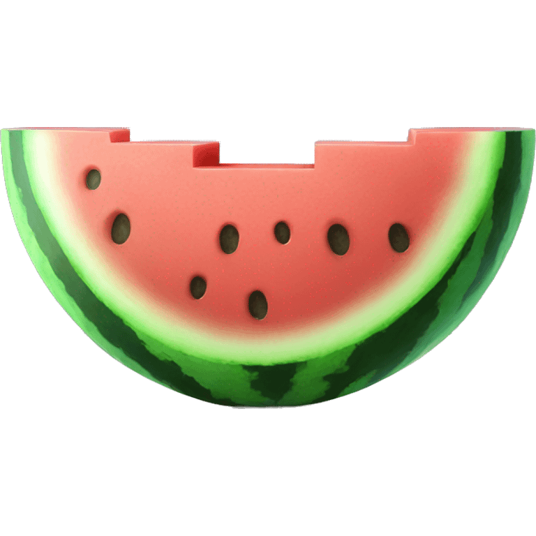 Bowl with watermelon  emoji