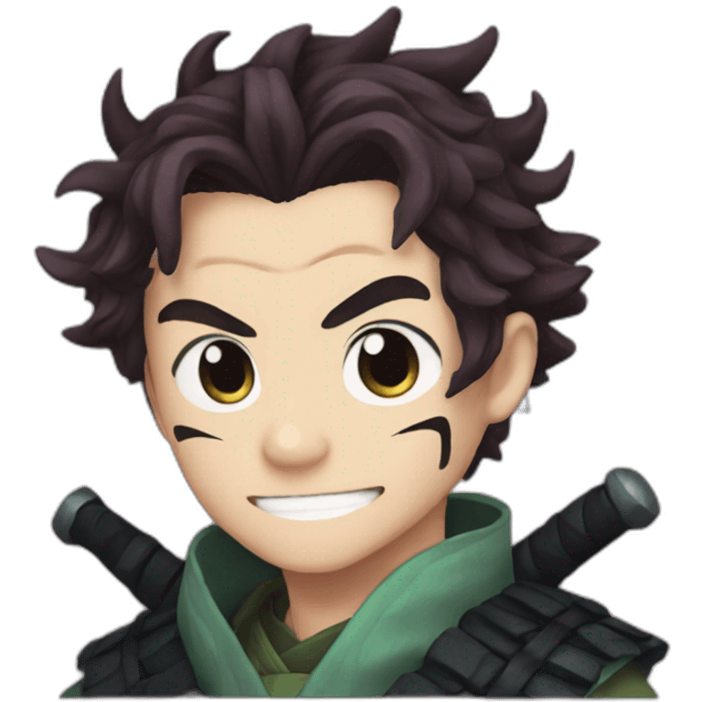 Tanjiro demon slayer emoji