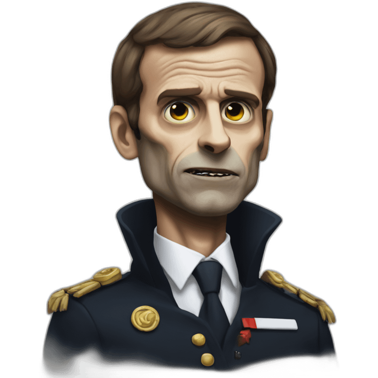 Zombie macron emoji