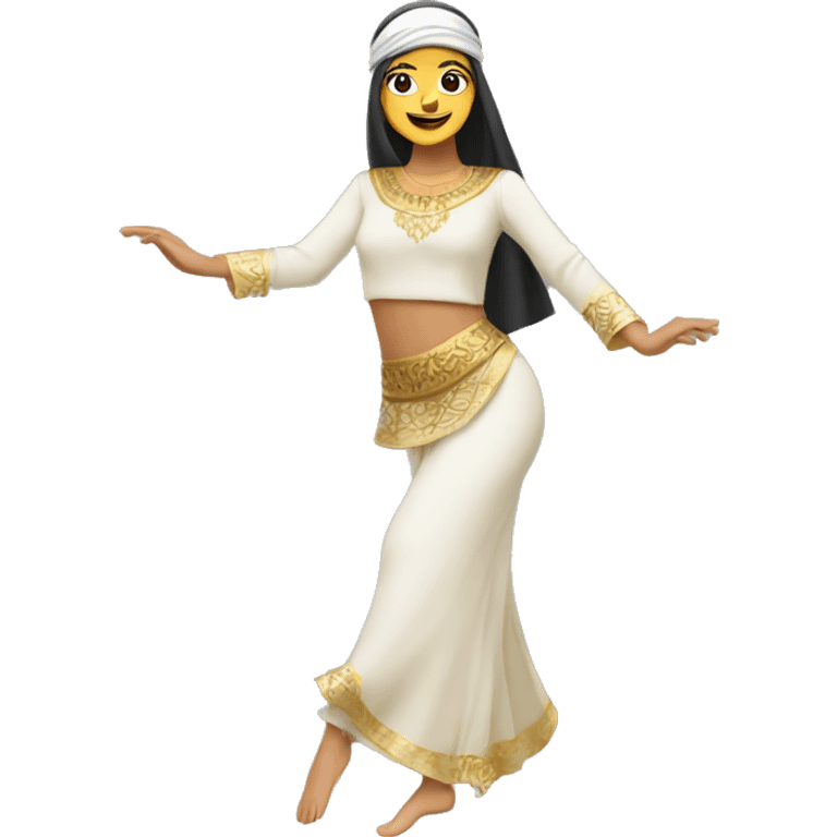 danse arabe femme emoji