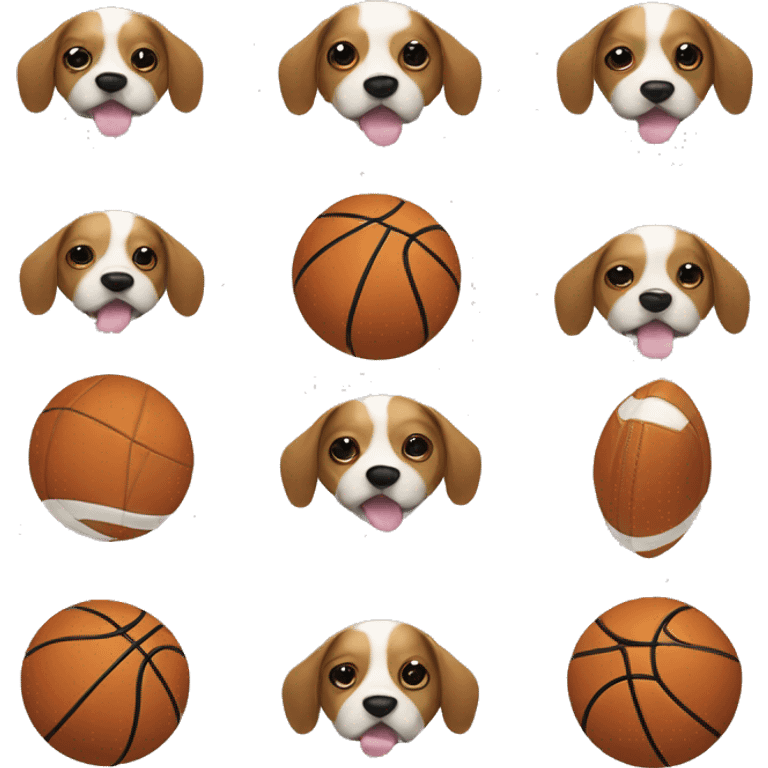 Dog bás leat ball  emoji