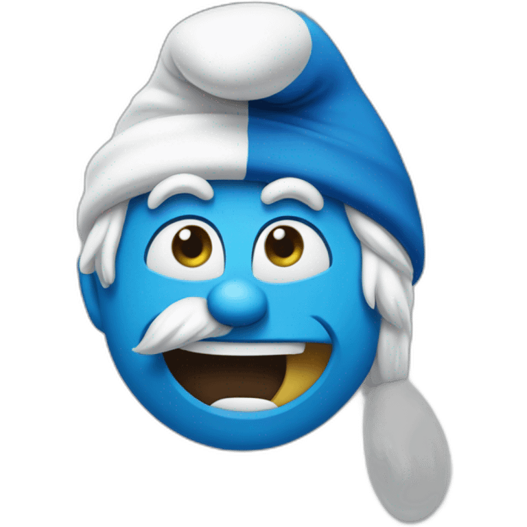 smurf-face emoji