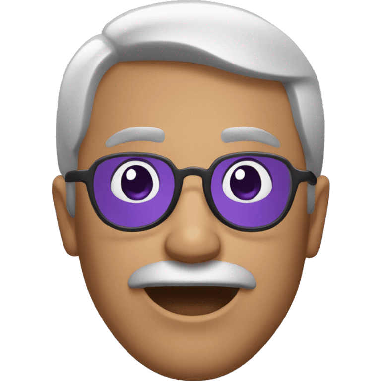 Un Rabano Morado emoji