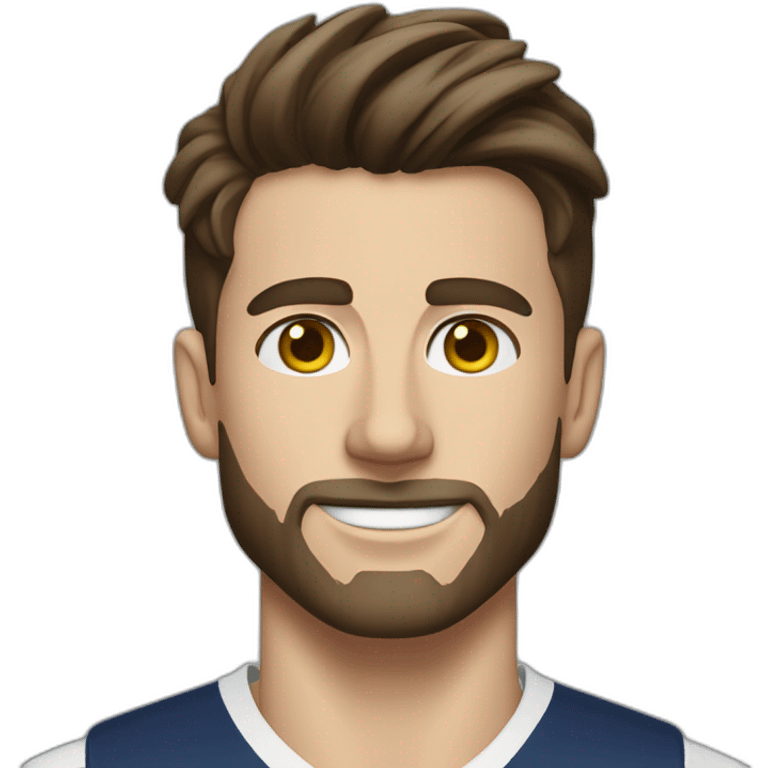 Mason mount with beard stubble and mustache  emoji