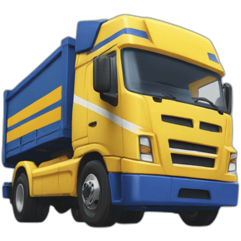 All might porte un camion emoji