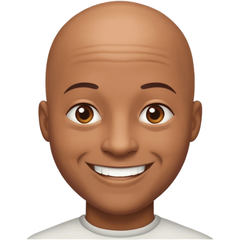 bald guy smile emoji