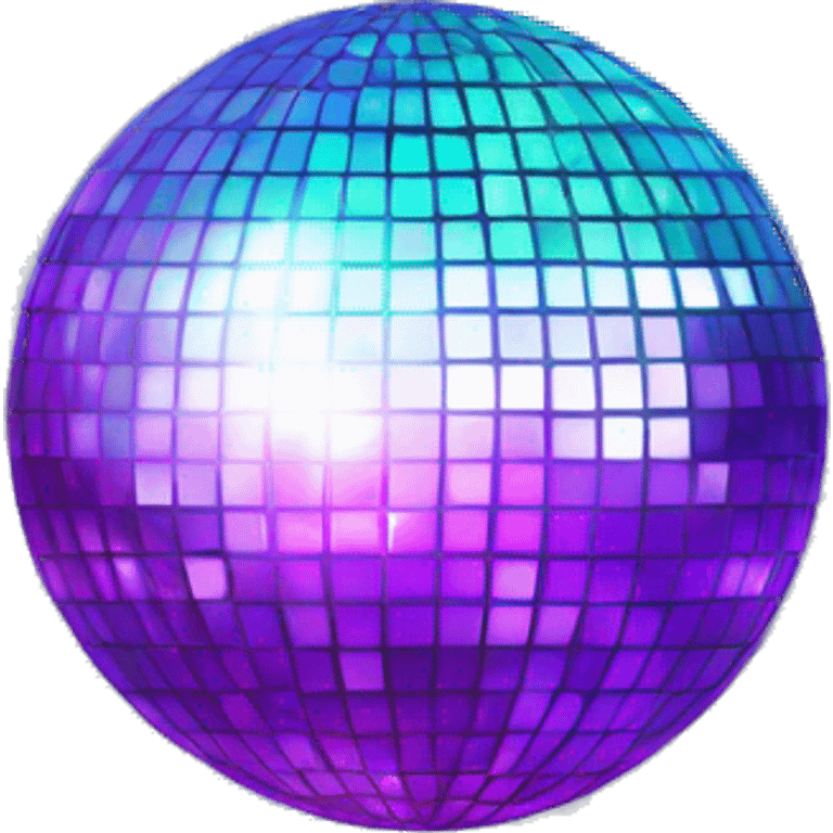 Iridescent disco ball emoji