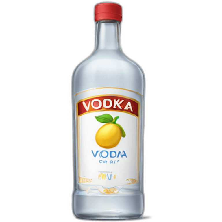 bottle of vodka emoji