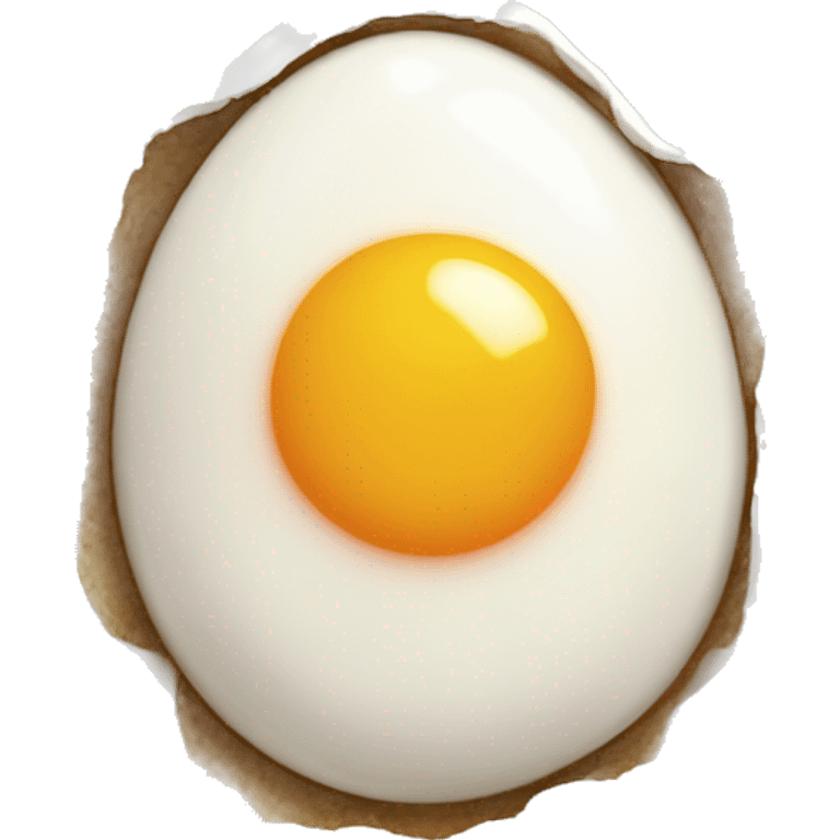 Sunny side up egg emoji