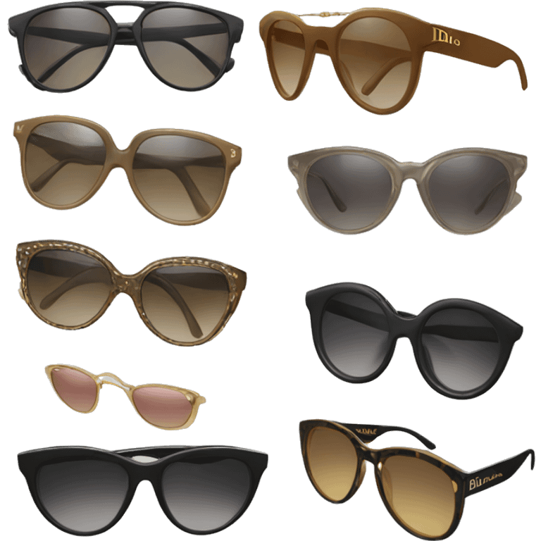 Dior sunglasses emoji