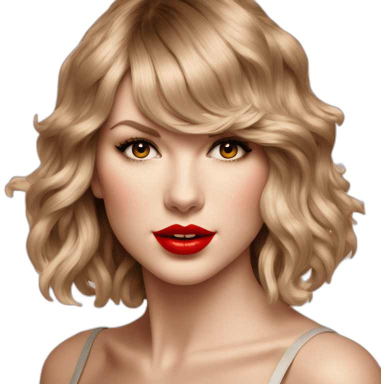 Taylor Swift RED album cover emoji