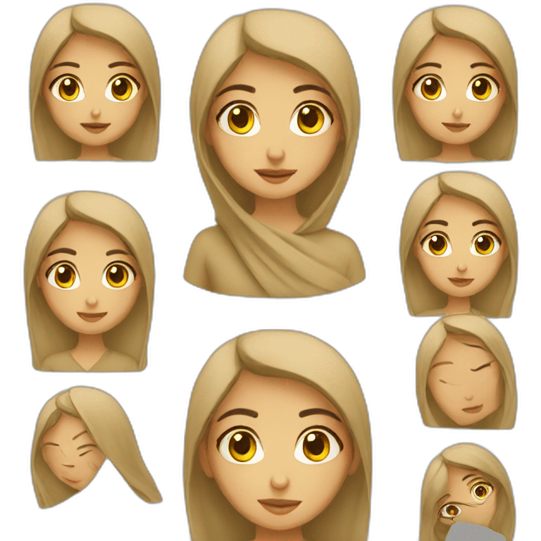 iranian girl emoji