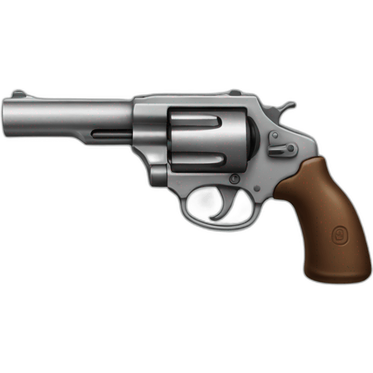 Pistolet à bille qui tire emoji