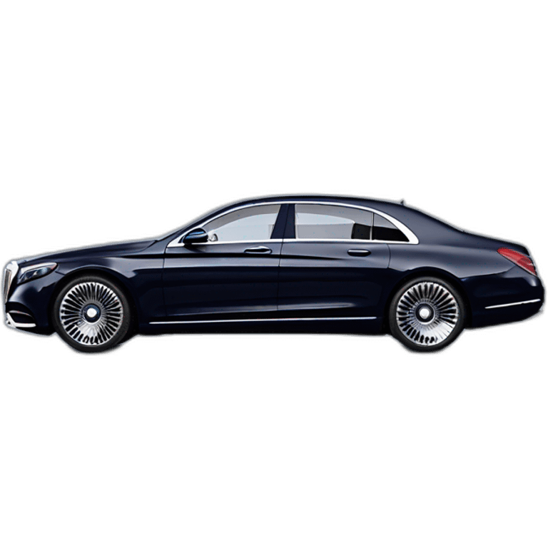 Mercedes maybach 2022 two color profile view emoji