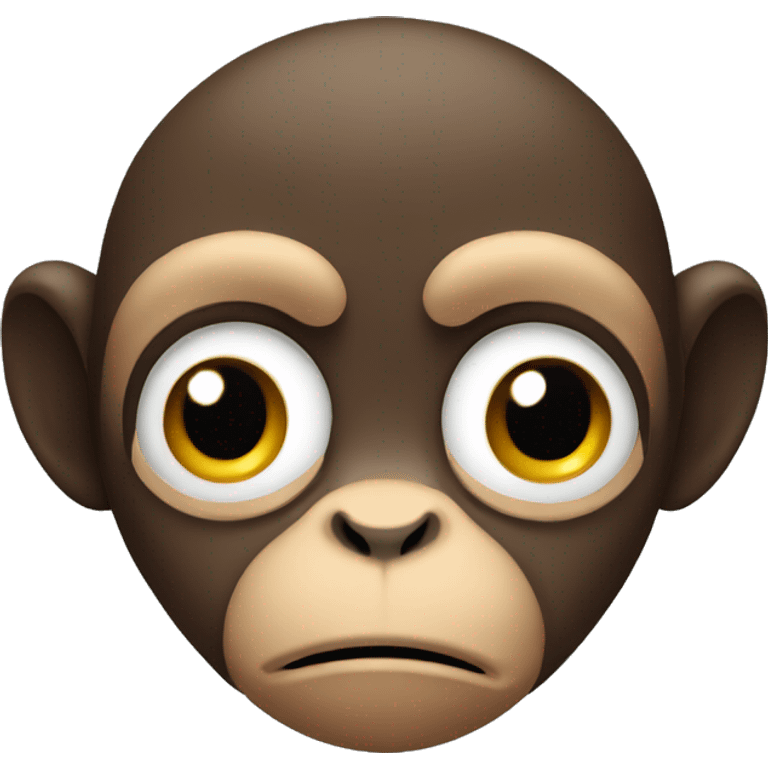 monkey with tear emoji