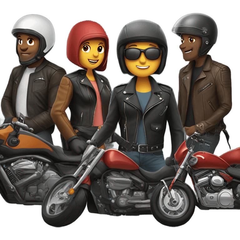 Bikers  emoji