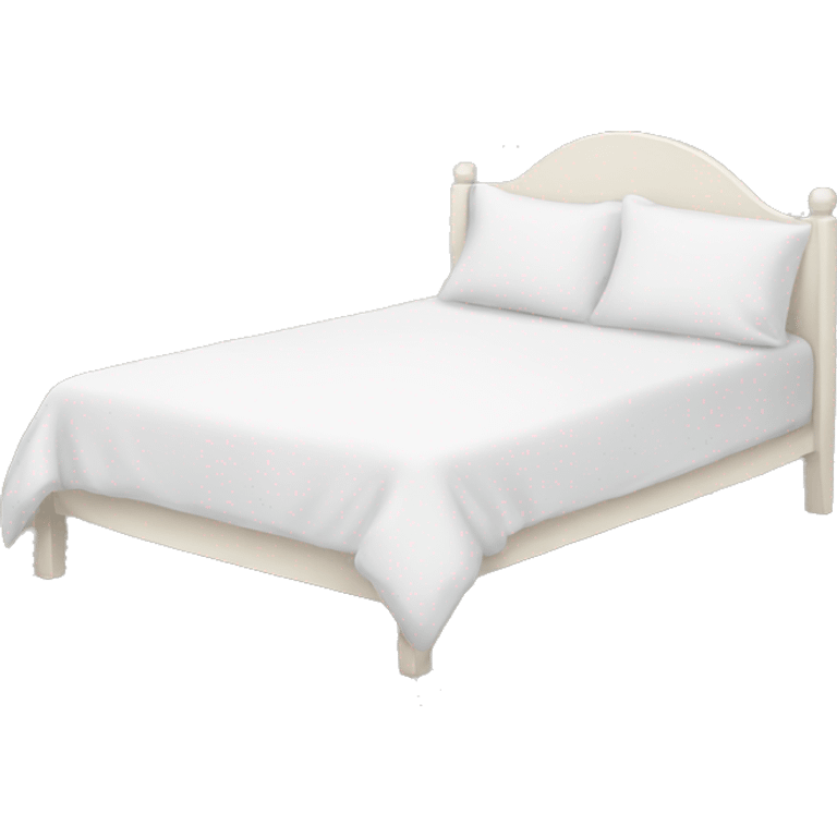 White bed emoji