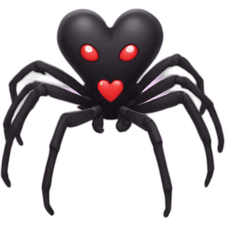 Spider heart emoji