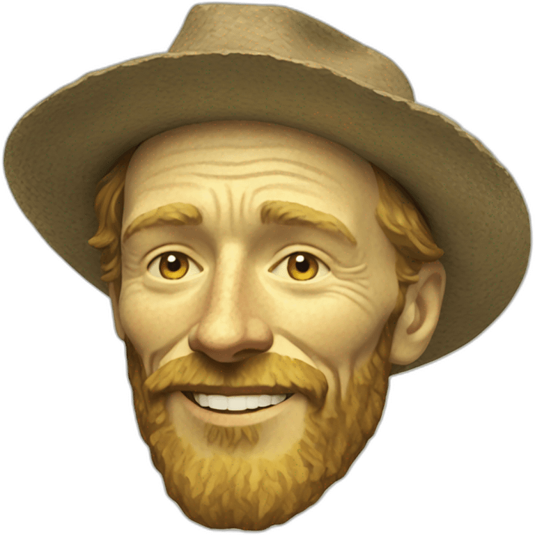 Vincent Van Gogh Smiling emoji