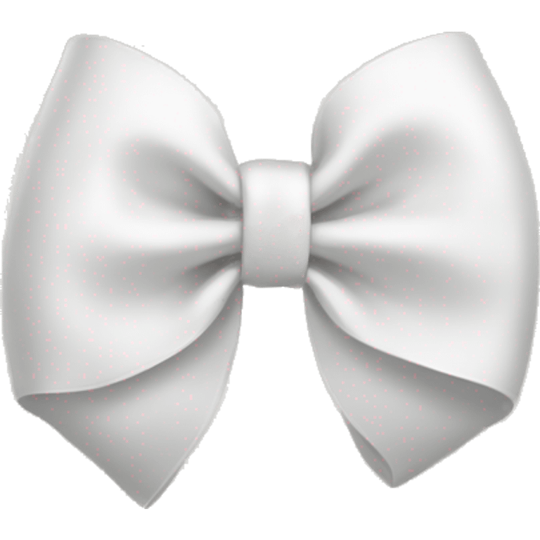 cute white bow emoji