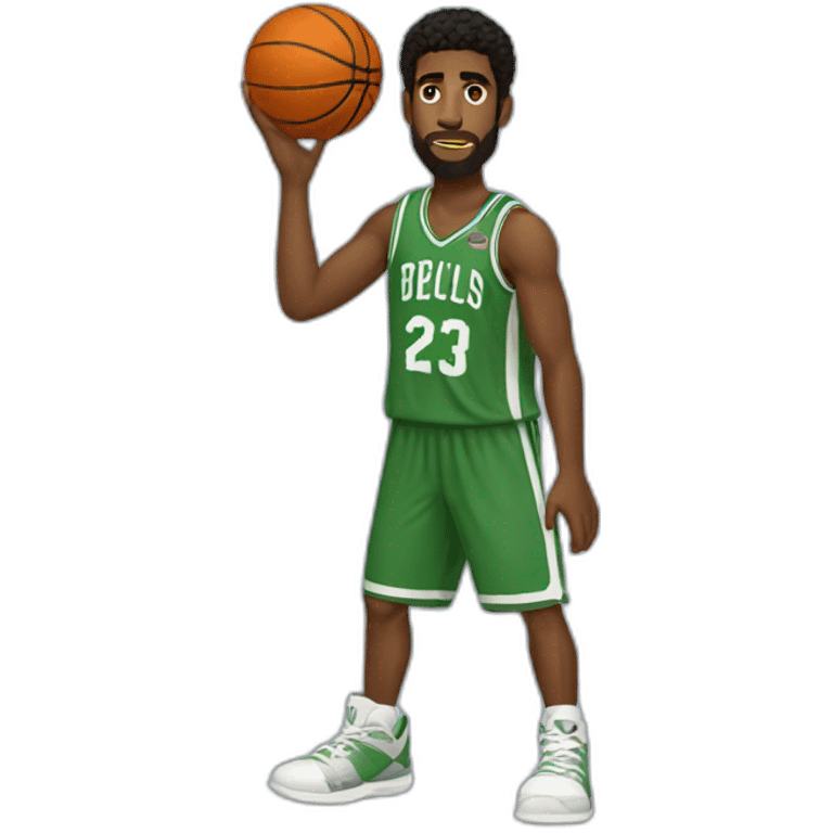 Zach Leday basketball full body emoji