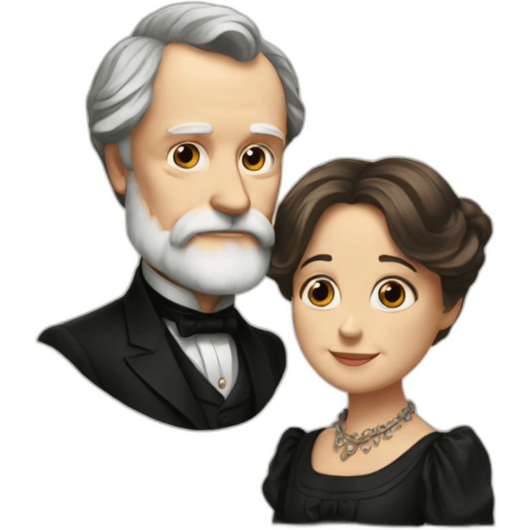 Victor Hugo and laverne emoji