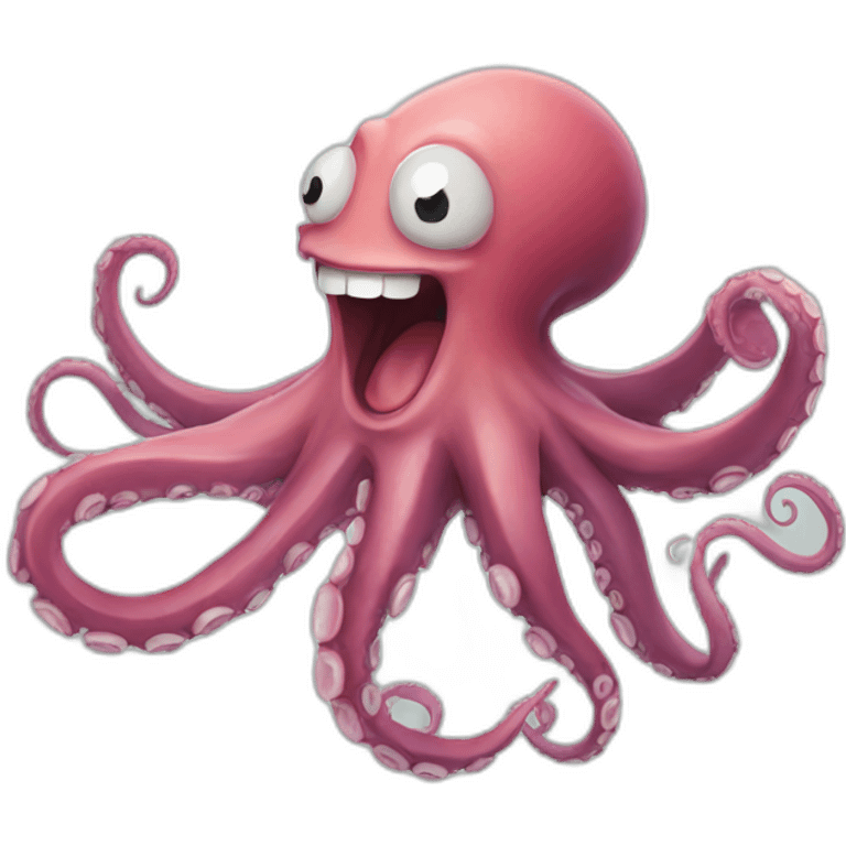 laughing OCTOPUS emoji