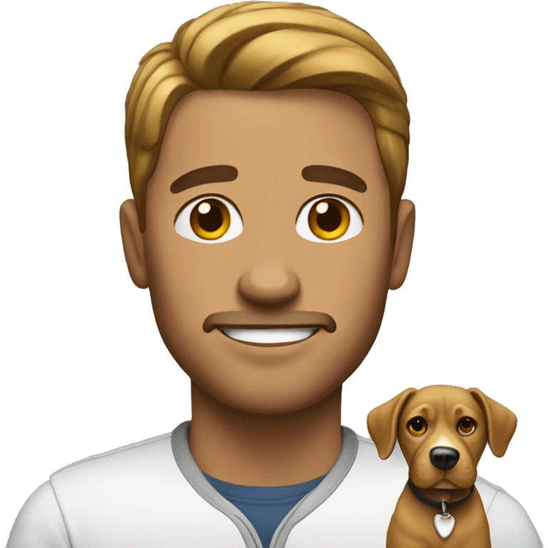 Man that has that dog in him emoji