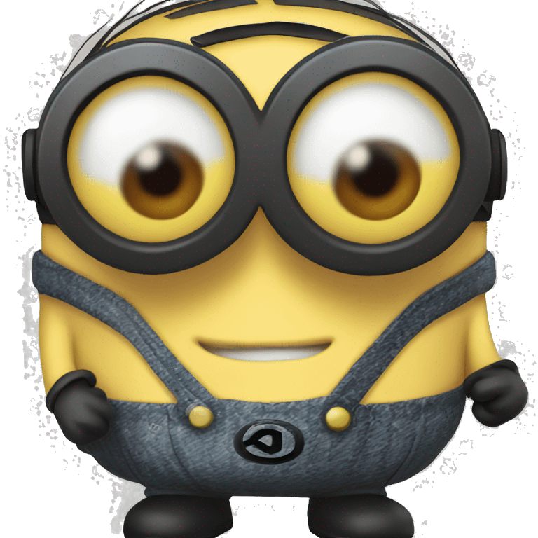 Kevin minion, carbon fibre skin emoji