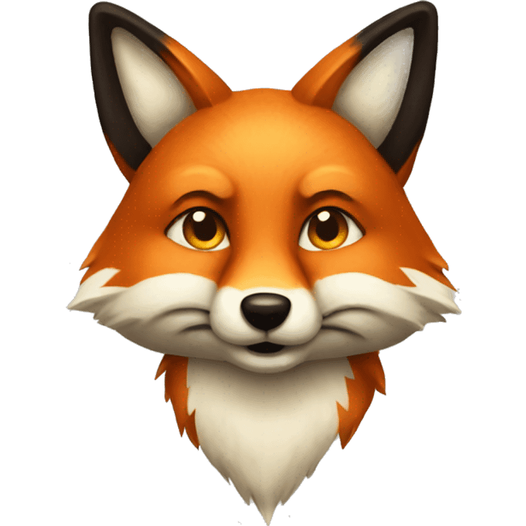 Big pixel fox emoji