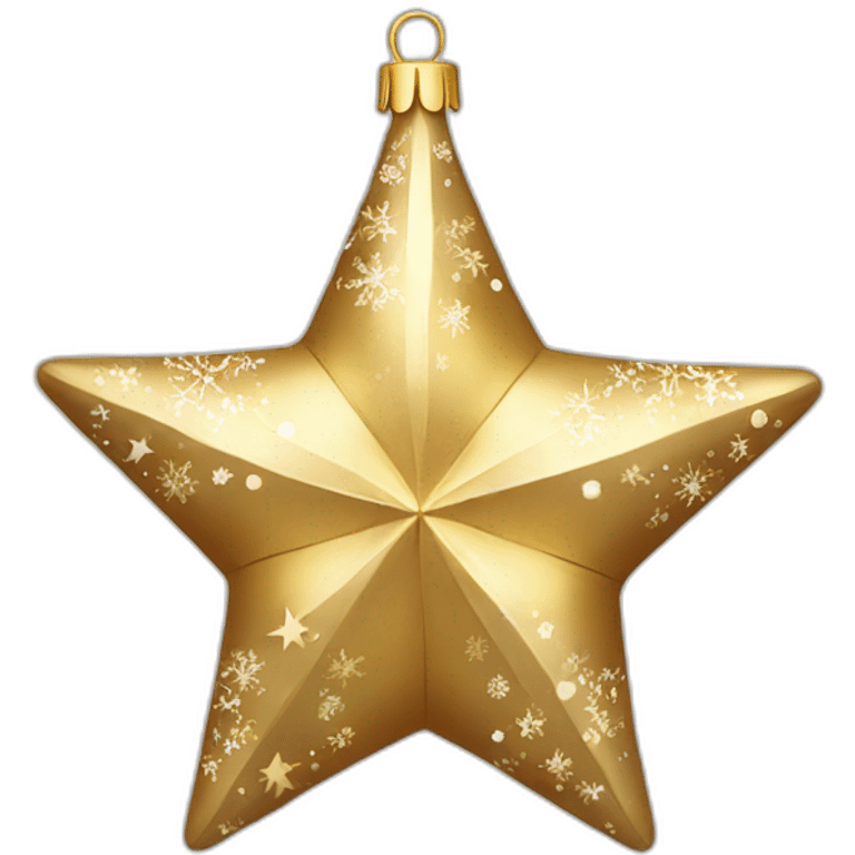 christmas decoration star emoji