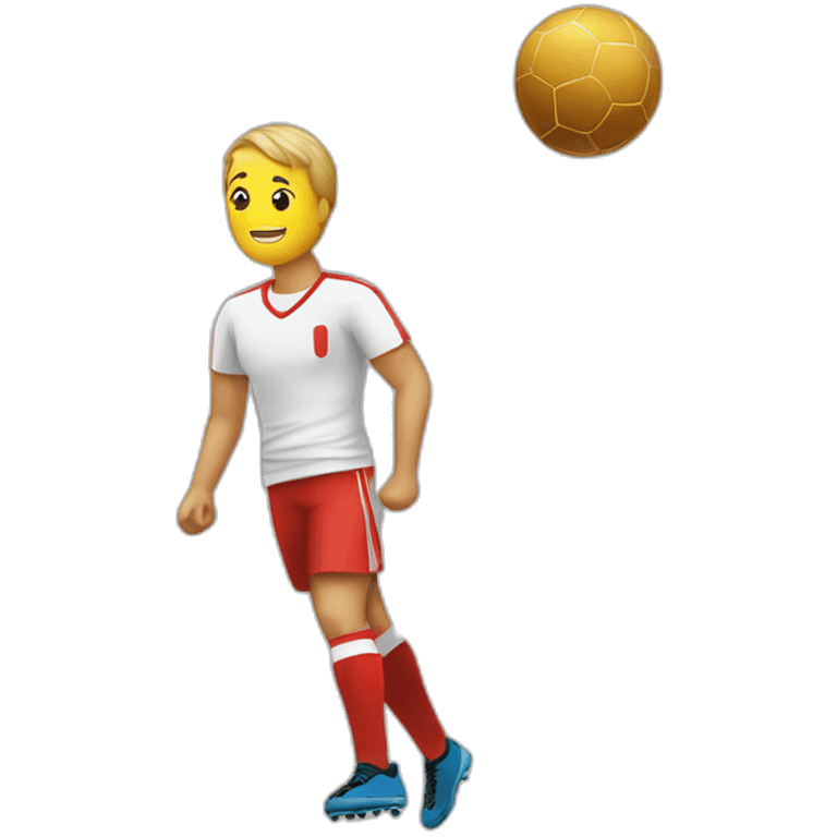 Chat qui a un ballon de foot sur une baleine emoji