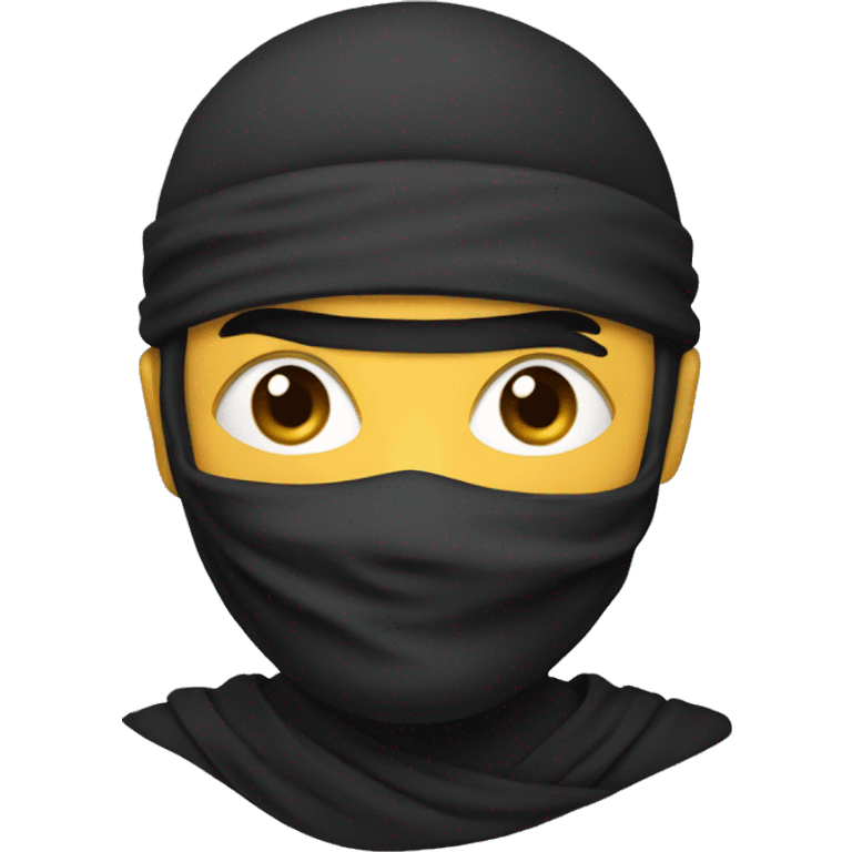 Yazılım yapan ninja emoji