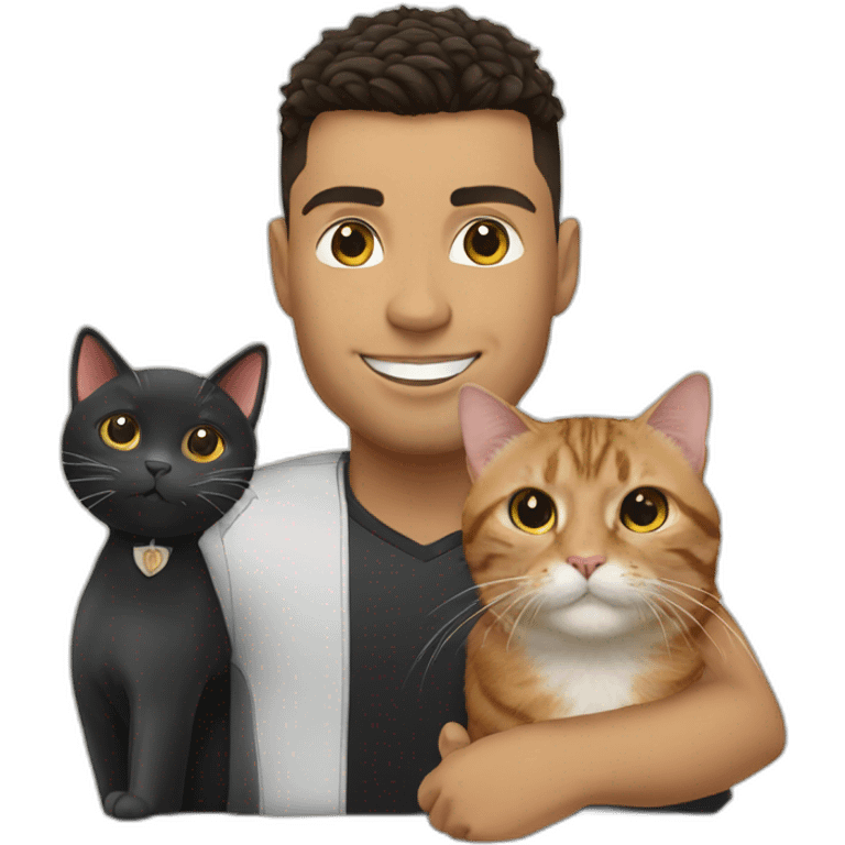 ronaldo with cat emoji