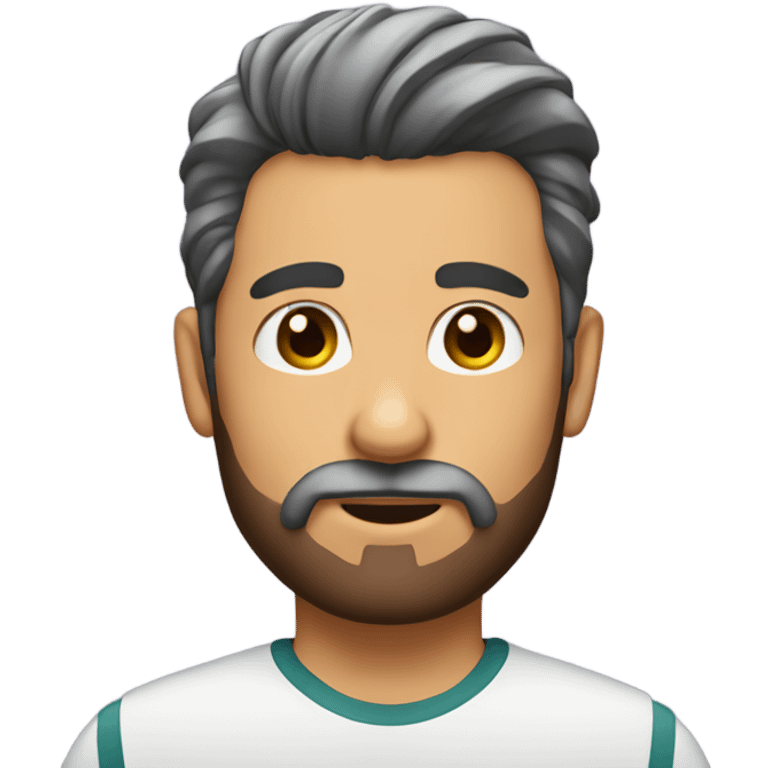 Men hair barba emoji