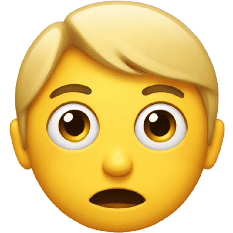 An emoji rolling their eyes  emoji