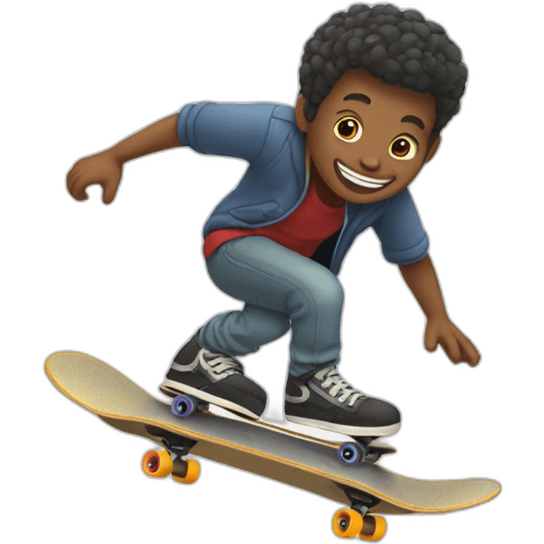 skateboarding groku emoji